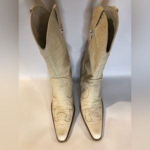 Stuart Weitzman VTG 3"-Heeled Boots 8M, All Leather Upper, Insole, Outsole